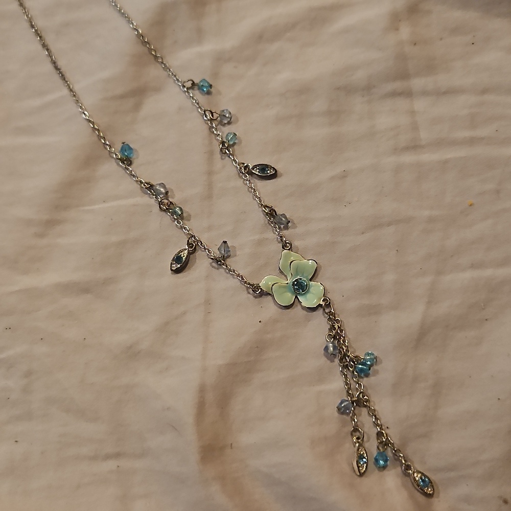Flower Fairy Dangle Necklace